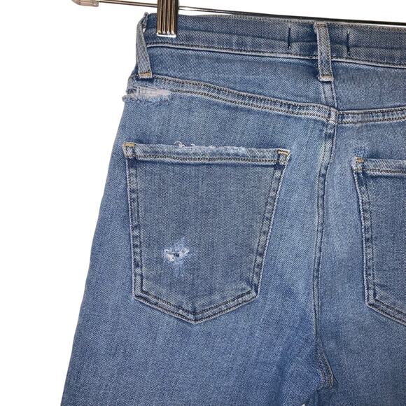 AGOLDE Sophie Skinny Jeans Womens 24 Distressed Mid Rise Stretch Lyocell - Picture 5 of 13